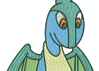 Cartoon Dino 002  5x7inch